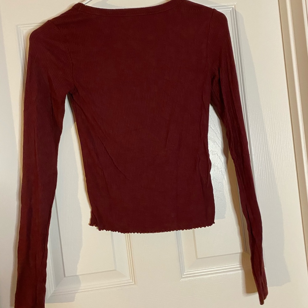 Zumiez long sleeve crop top